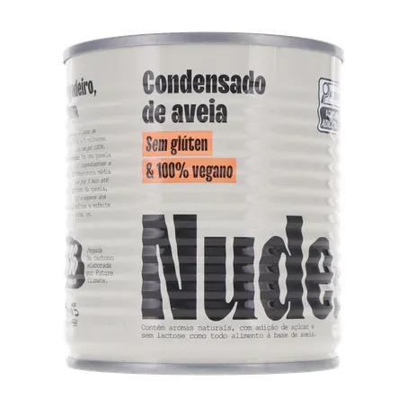 LEITE CONDENSADO DE AVEIA VEGANO NUDE 330G COM ACUCAR 360-34