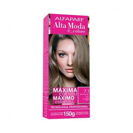 Tintura Alta Moda 7.1 Louro Cinza
