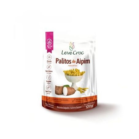Palito salgado leve aipim s/glúten 120g