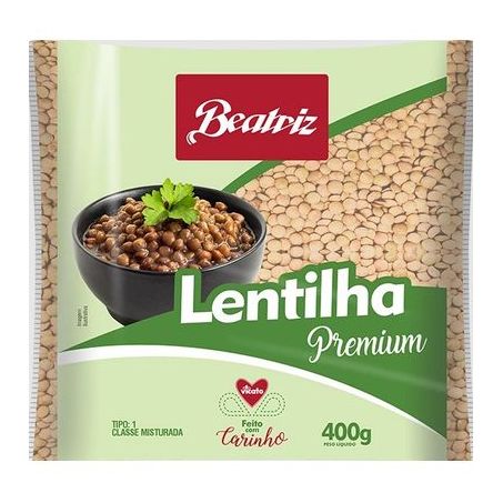 Lentilha premium beatriz 400g