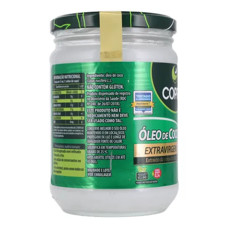 Óleo de Coco Copra Extra Virgem 500ml | Super Koch