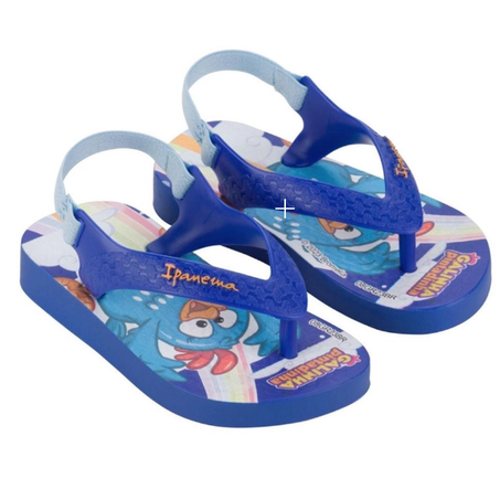 CHINELO IPANEMA BABY GALINHA PINTADINHA AZUL N°19