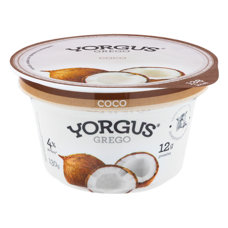 Iogurte Yorgus Grego Integral Coco 130g