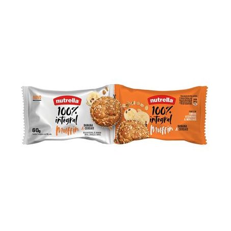 MUFFIN NUTRELLA 60G BANANA&CEREAIS