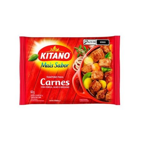 TEMPERO KITANO MAIS SABOR CARNE/LEGUMES/ARROZ 60G