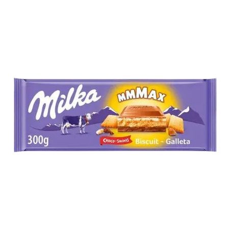 Choc.milka 300gr choco biscuit