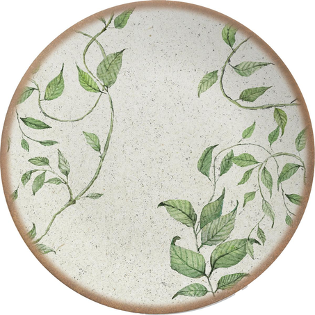 Prato Raso Alleanza 29cm - Leaves - Ref. 7584-201