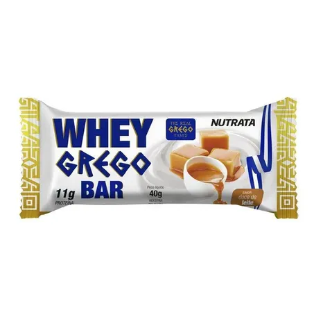 BARRA DE PROTEÍNA DOCE DE LEITE WHEY GREGO