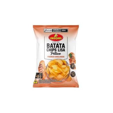 BATATA CHIPS CROQUES FRANGO GRELHADO 45G
