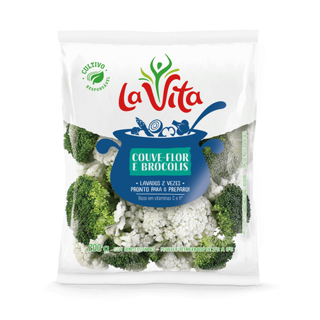 Feira Mix Brócolis e Couve Flor La Vita