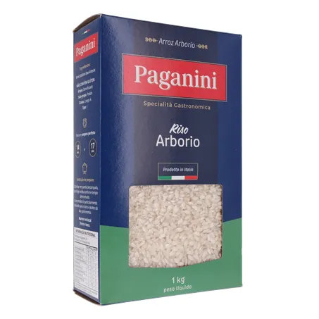 Arroz Arbório Paganini Caixa 1Kg 360-33