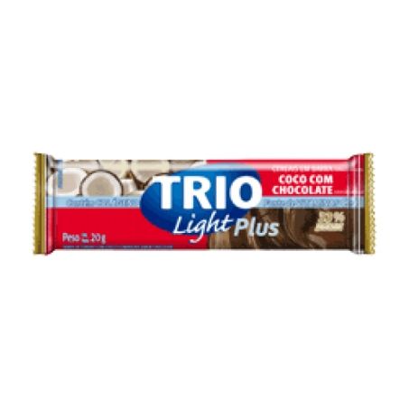 BARRA DE CEREAL TRIO LIGHT COCO COM CHOCOLATE 20G