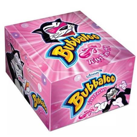 Chicle bubbaloo pcc/60un tuti-fruti