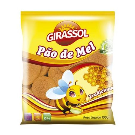 Pao de mel girassol tradicional 80g