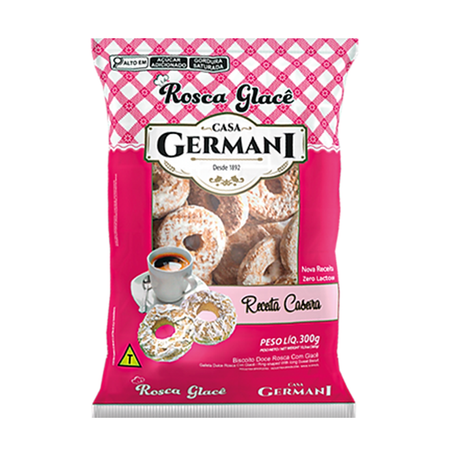 BISCOITO GERMANI ROSCA COM GLACÊ 300G