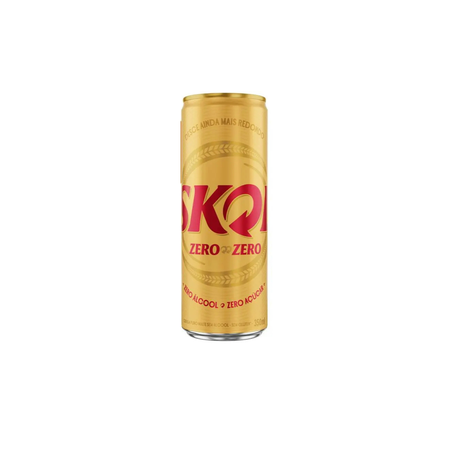 Cerveja Skol Zero Lata 350ml