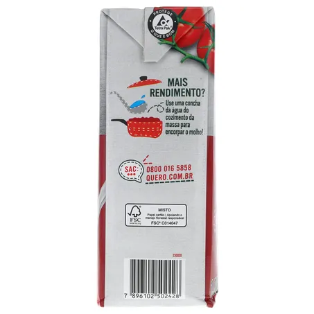 Extrato quero tomate caixa 1.080kg 360-9