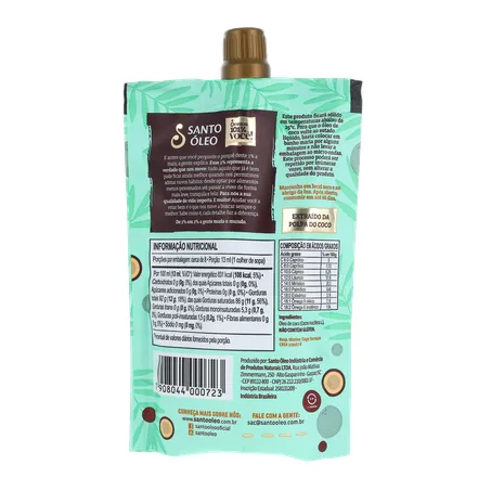 Oleo coco santo oleo sem sabor 100ml 360-19