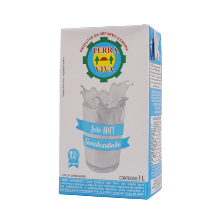 LEITE LONGA VIDA TERRA VIVA SEMIDESNATADO 1L 360-3