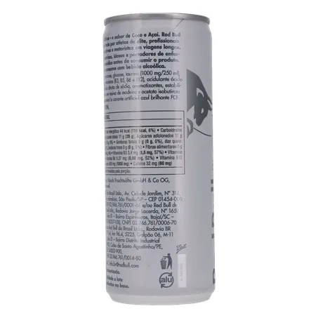 Energético Red Bull Coco e Açaí Lata 250ml 360-22