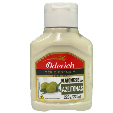 MAIONESE ODERICH C/AZEITONA PREMIUM 220G