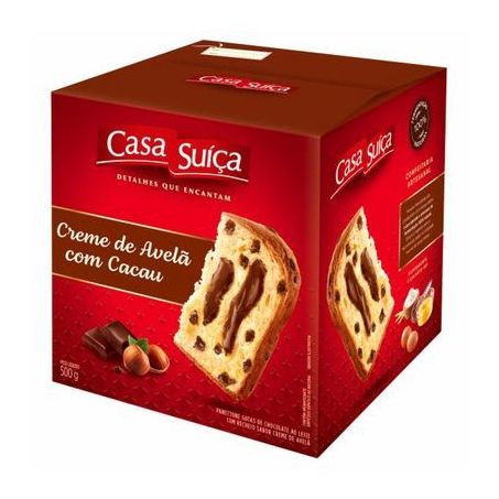 PANETTONE GTS CHOC AVELA CASA SUICA 500G