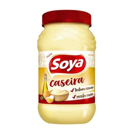 Maionese soya caseira 500g