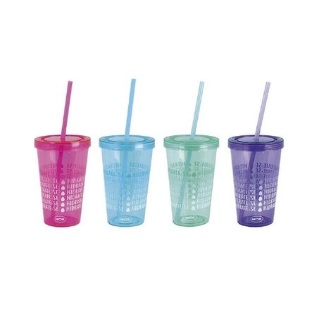COPO MOR 600ML C/ CANUDO DRINK