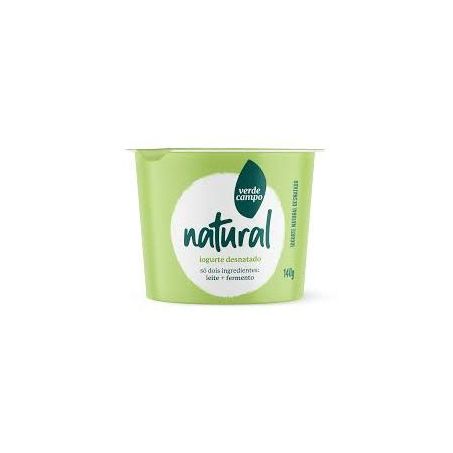 IOGURTE VERDE CAMPO DESNATADO NATURAL 140G