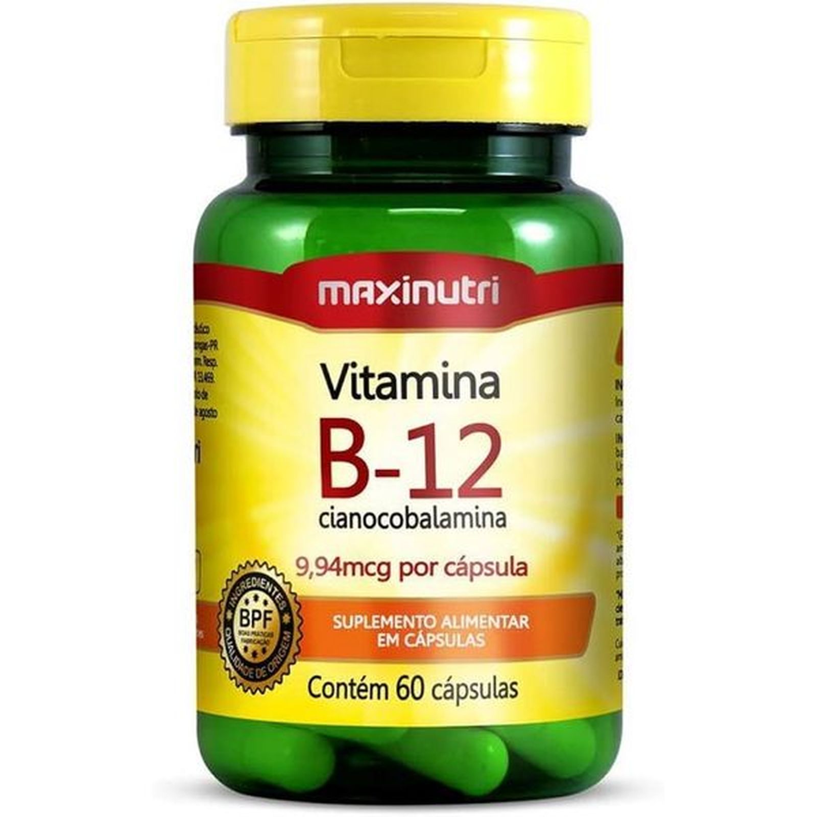 Vitamina B12 Maxinutri 60cps