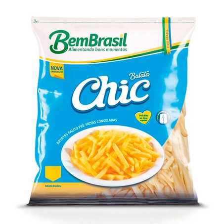 BATATA BEM BRASIL CHIC 2KG CONG.