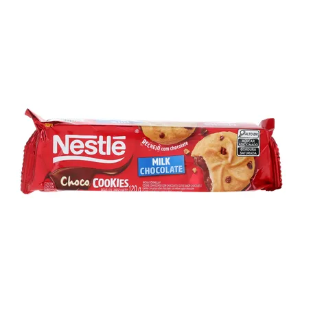 Biscoito Nestlé Cookies Recheado Chocolate Ao Leite Pacote 120G 360-35