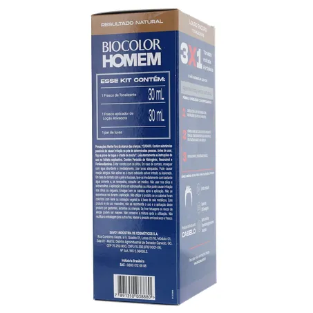 Tonalizante biocolor homem bozzano louro 360-11