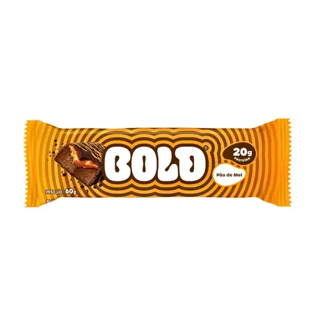 BARRA PÃO DE MEL 60G - BOLD