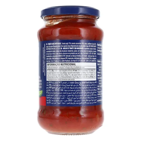 Molho Tomate Barilla Basilico 400g 360-11
