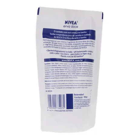 Sabonete liquido nivea erva doce sache 200 ml 360-16