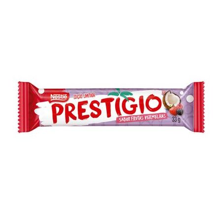 Bombom Frutas Vermelhas Prestígio Pacote 33g