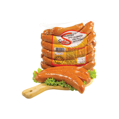 LINGUIÇA TIPO CALABRESA DEFUMADA SADIA KG