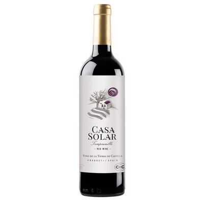 Vinho jovem tempranillo casa solar 750ml