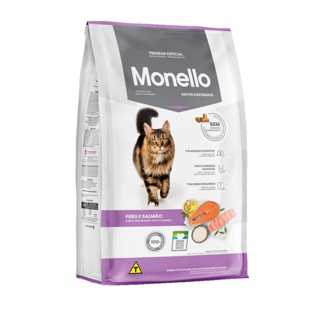 Ração para Gatos Monello Premium Castrados 1Kg