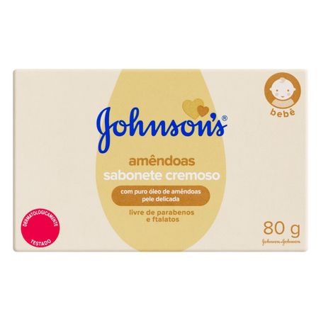 Sabonete amêndoas johnson's