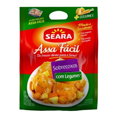 Sobre coxa seara 800g assa facil temp