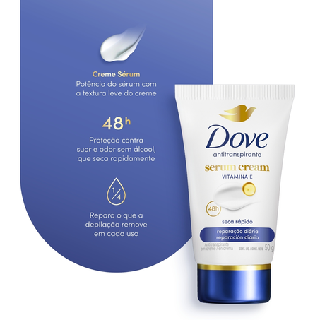 Desodorante em Creme Dove Sérum Reparação Diária 50g 360-2