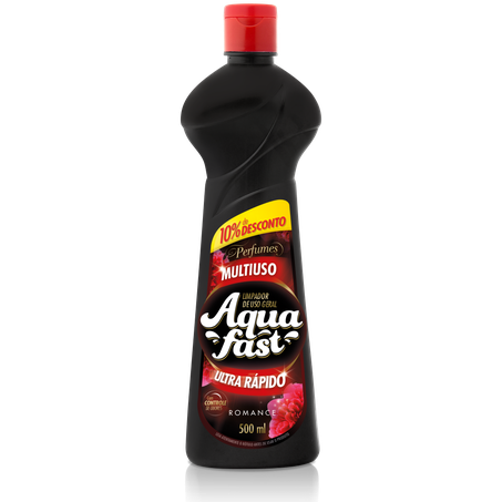 Limpador aquafast multiuso romance 500ml