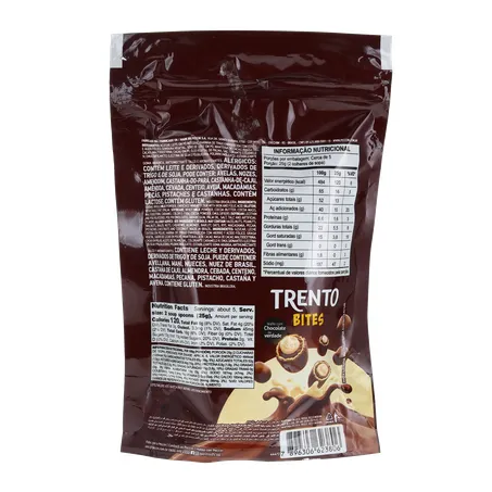 CHOCOLATE WAFER TRENTO BITES DUO CHOCOLATE AO LEITE 120G 360-2
