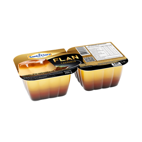 SOBREMESA SANTA CLARA FLAN BAUNILHA/CARAMELO 200G