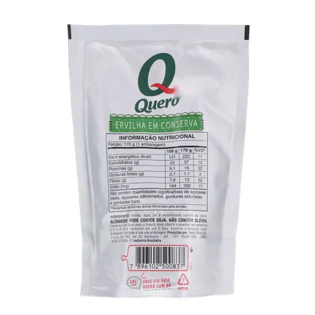 ERVILHA QUERO 170G SACHE 360-18