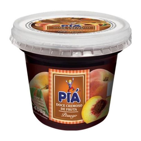 Doce de fruta piá pêssego 400g