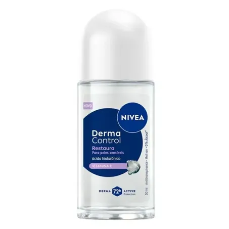 Antitranspirante Roll-on Nivea Derma Control Restaura Frasco 50ml