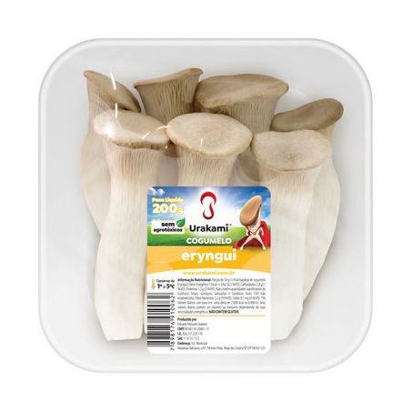 Cogumelo Eryngui Orgânico Urakami Bandeja 200G